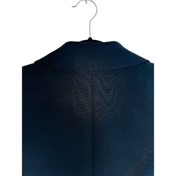 Tahari Size 6 Arthur S. Levine Black Cropped Jacket Bold Shouldered Split Cuff - Picture 10 of 12